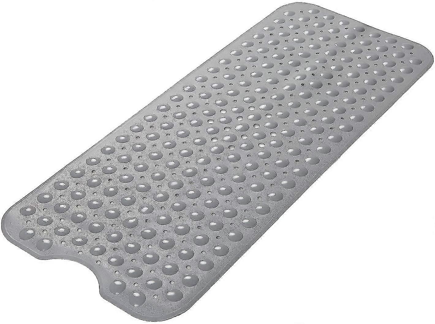 Bath Tub Mat, 39.3 X 15.7 Inches Non-slip Shower Mats With Suction Cups And Drain Holes, Bathtub Mats Bathroom