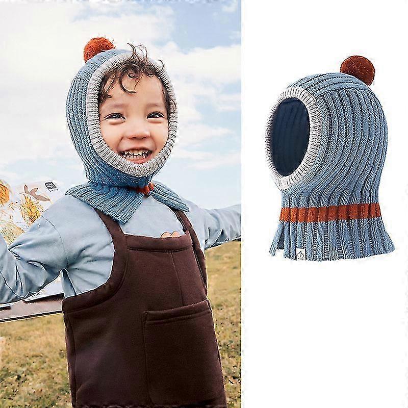 Conjunto de Chapéu de Inverno para Bebê e Lenço, Gorros para Crianças com Aquecedor de Pescoço