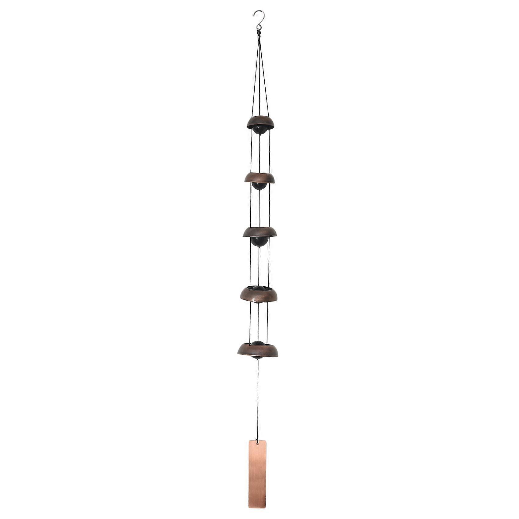 Wind Chimes Temple Wind with 5 ,Feng Shui Wind Chime Yard Outdoor Decoration Memorial Wind Chime