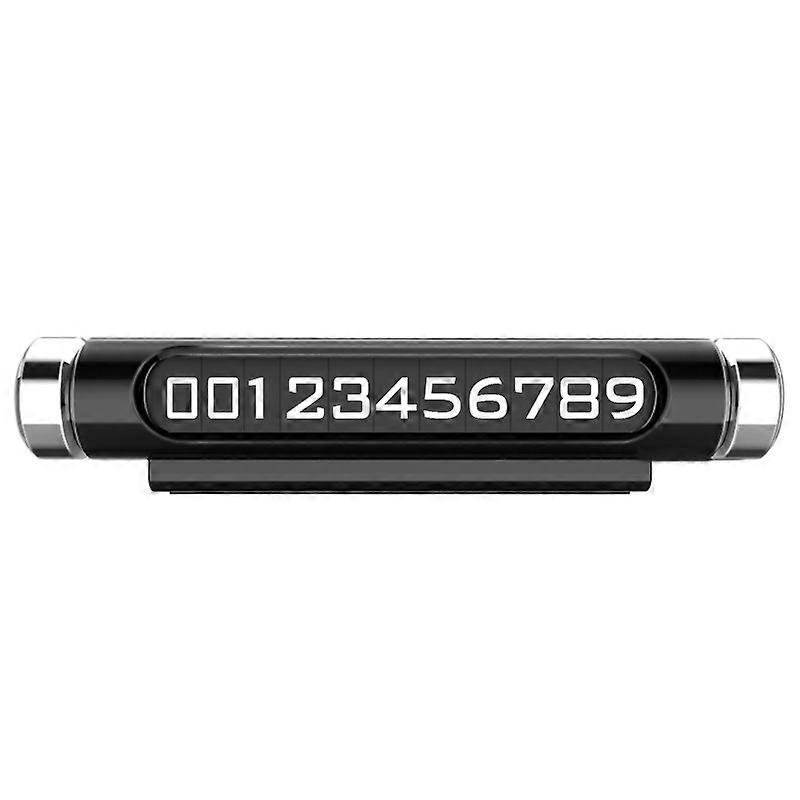 Luminous Phone Number In Car Parking License Plate Temporary Stop Sign Temporary Car Parking Card Phone Number Card Plate Hidden