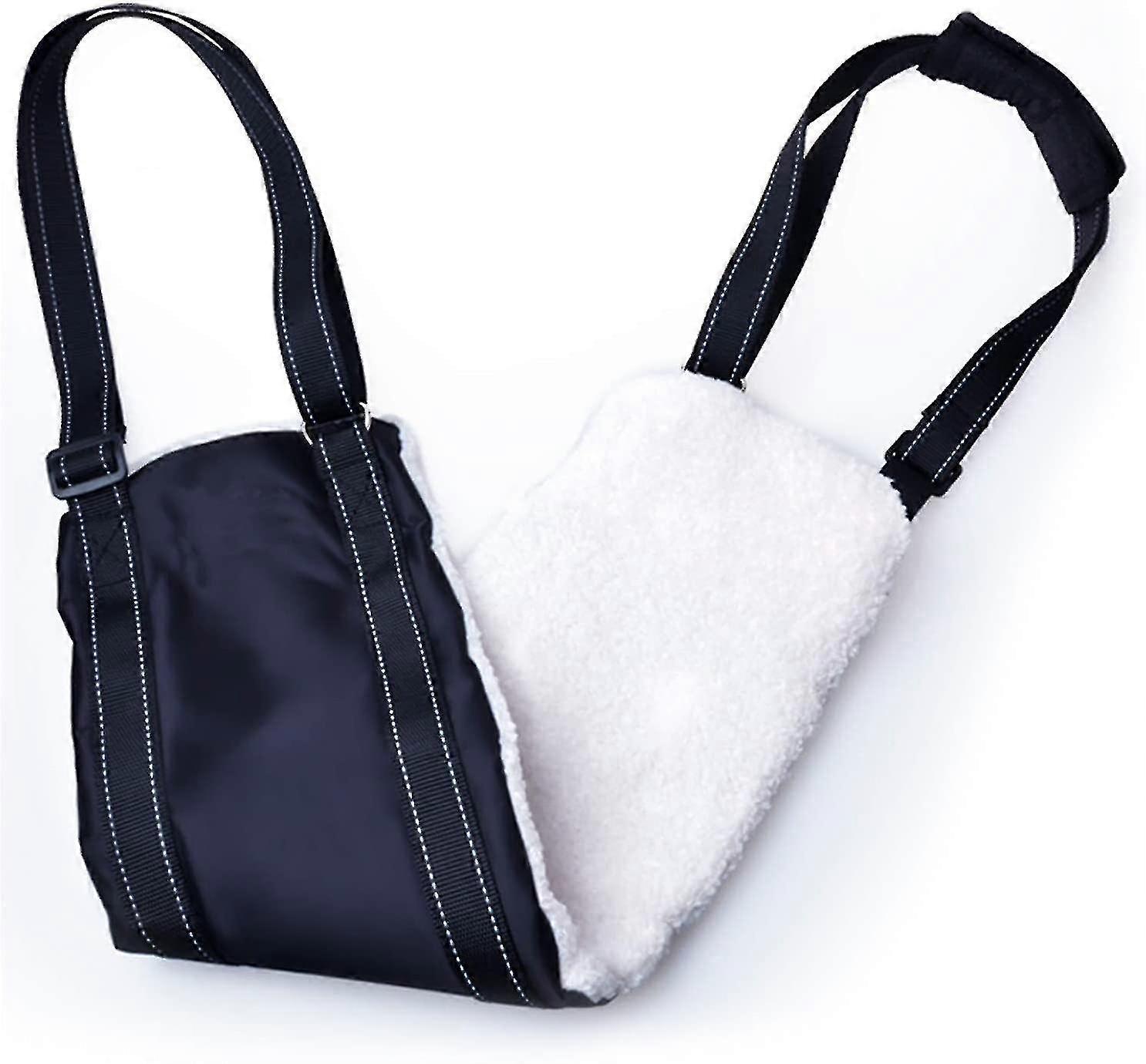 大型犬の移動補助具サポートスリング後足用スリング、ヒップリフティングハーネスペットを持ち上げる後部フロントリアL