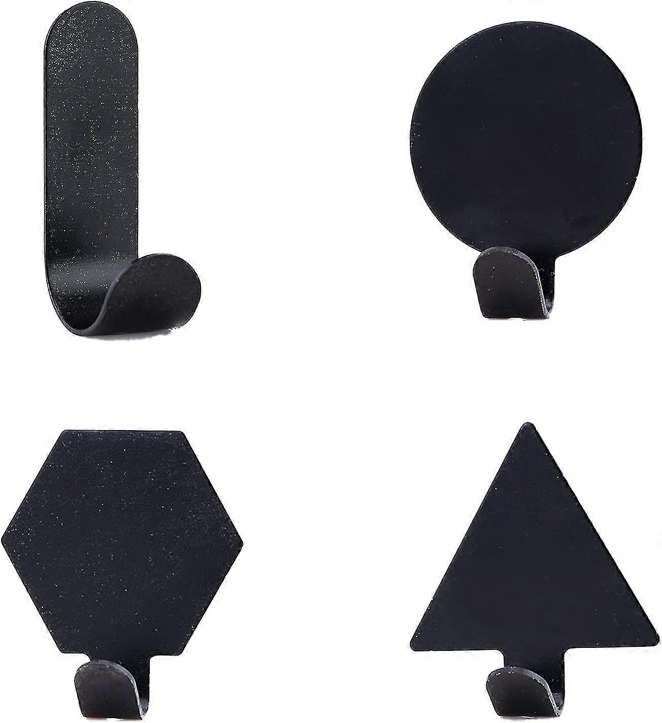 3M لزجة هوك 4 قطع الفولاذ المقاوم للصدأ بلوري هوك أسود