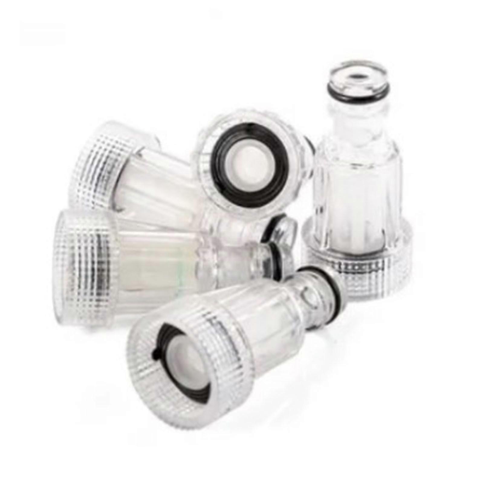 5 قطع سيارة نظيفة غسالة فلتر المياه 3/4 بوصة قطر قابل للفصل سهلة التنظيف أداة توصيل الغسالة للغسالة