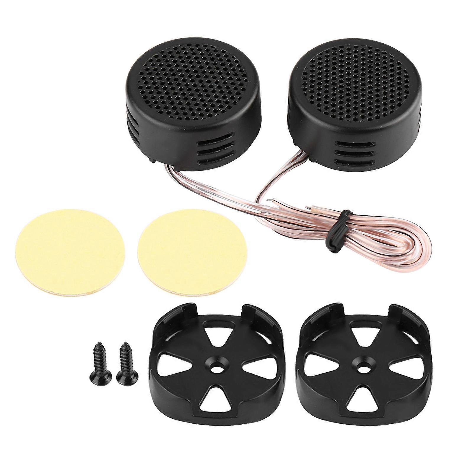 Black 12V 500W Mini Car Speaker Audio Tweeter 35mm 98dB Loudspeaker Automobile Speaker