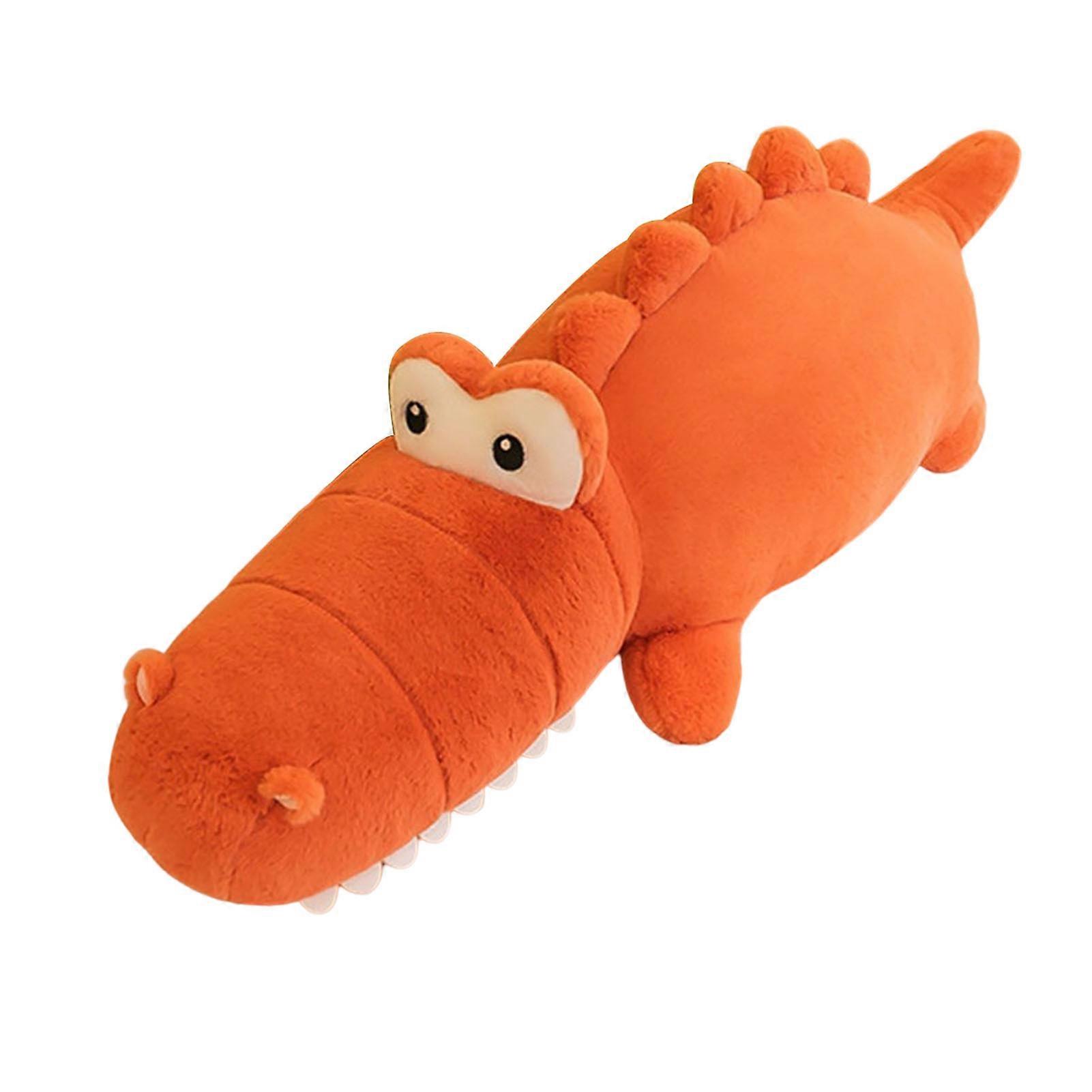 Cute Crocodile Plush Toy Stuffed Pillow Soft Comfortable Skin-friendly Plush Toy for Children Girls Gift Decoration