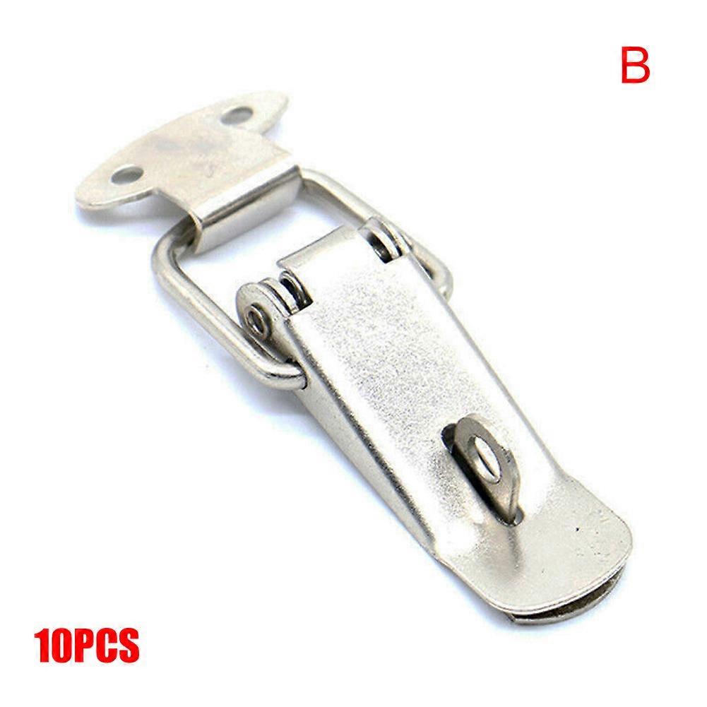 5/10 Pcs Latches Catch Stainless Steel Cabinet Box Handle Toggle Lock Clamp Hasp