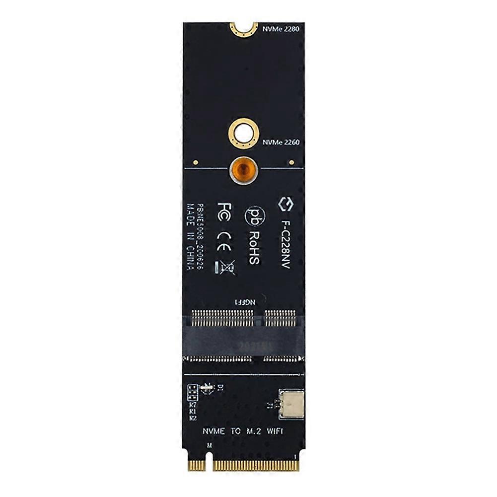 Wireless M.2 A+E Key Slot to M.2 M Key Wifi Bluetooth Adapter for AX200 9260 Bcm94352Z Card NVMe PCI Express SSD Port