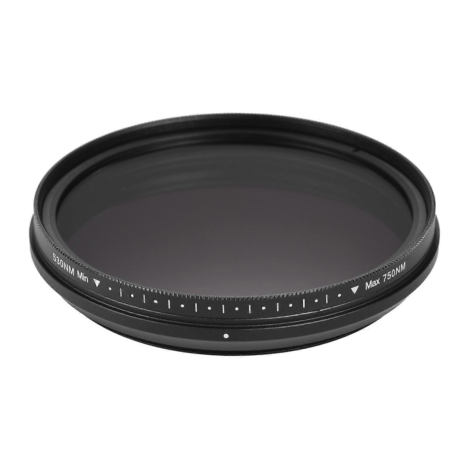 FOTGA 67mm Adjustable Infrared Filter IR Pass X-Ray Lens Filter Variable from 530nm to 750nm Compatible with Canon Nikon Sony DSLR Camera