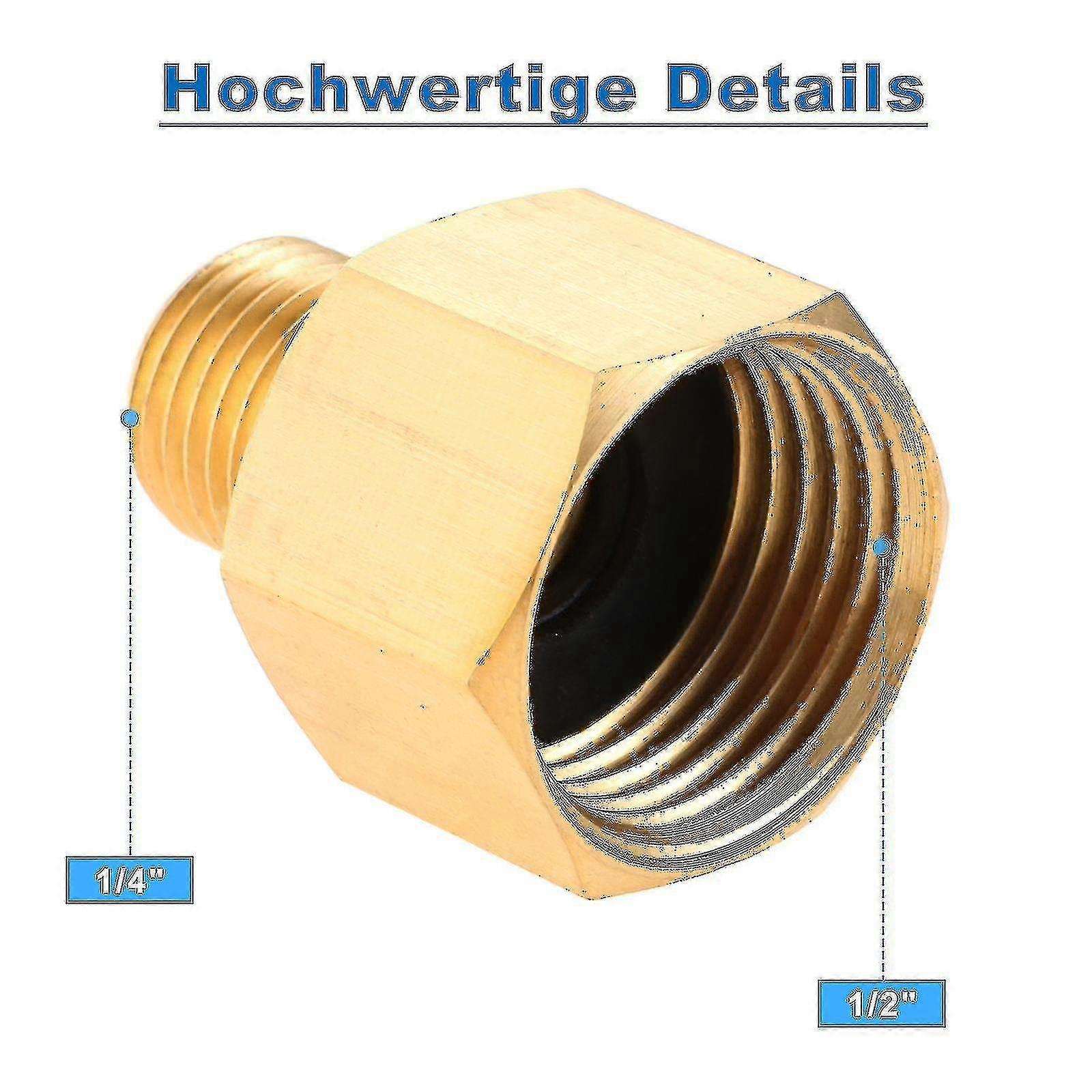 Outdoor Camping Herd Übergang 1/2 "r X 1/4" lks Messing Lpg Gas Adapter Stecker Für Gas Herd Gas Schlauch Gas herd Grill Ersetzen