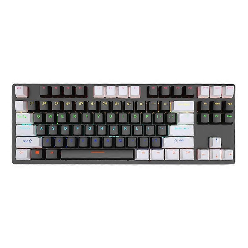 K550 Punk Mechanical Keyboard 87-key Green/Red Axis Gaming Competitive Keyboard