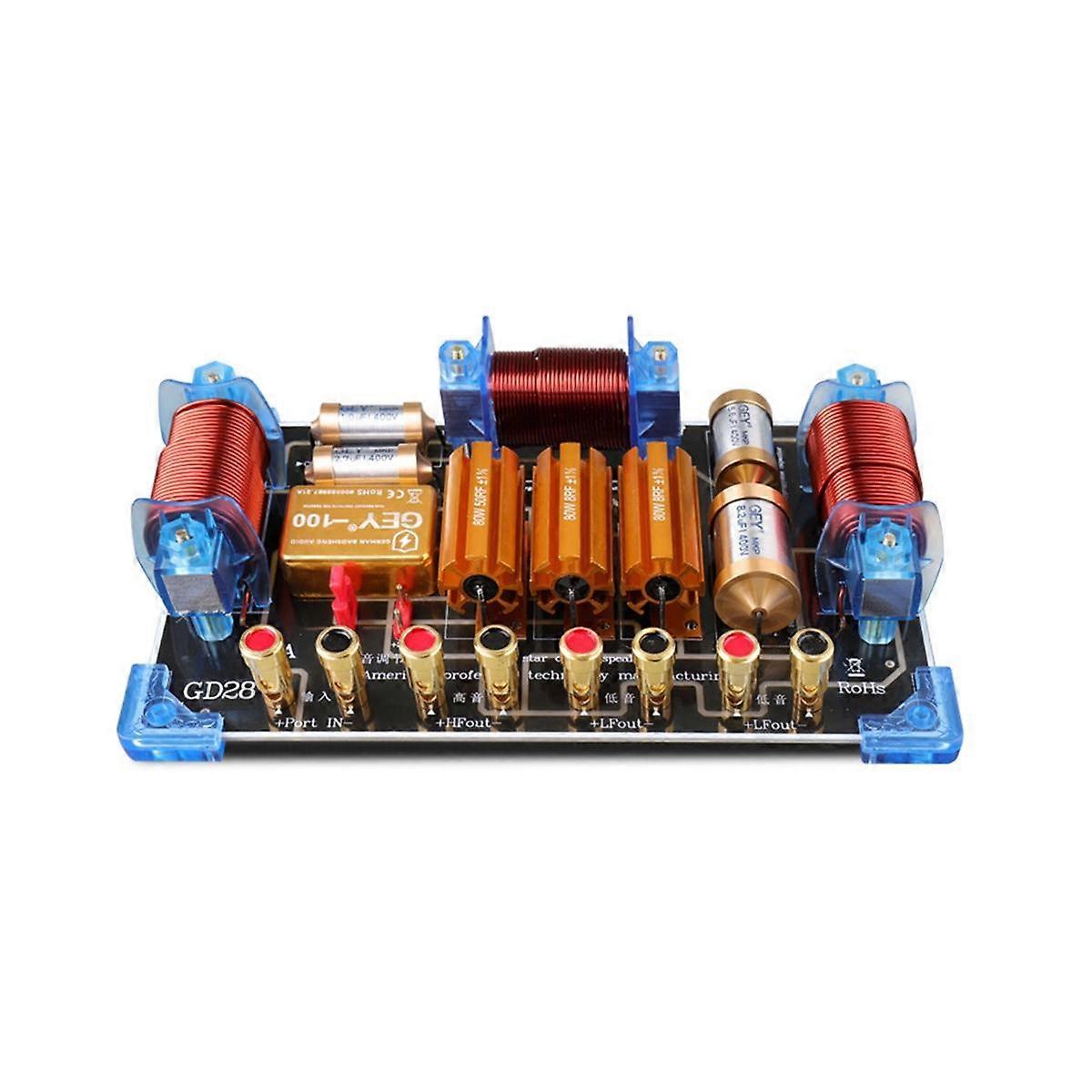 2200W Audio Frequency Divider Two Way Speaker Crossover 15 18 Inch Stage Performance High Power Fre