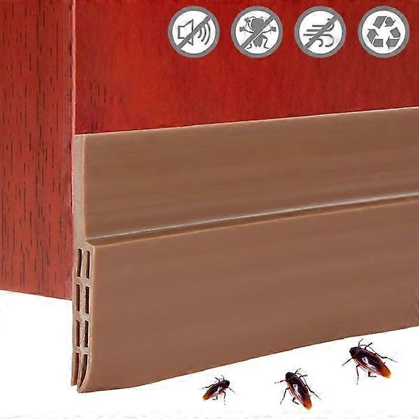 Bottom Door Seal - High-Quality Rubber, 100x5cm, Customizable, Energy Efficient, Easy Installation, Available in 4 Colors