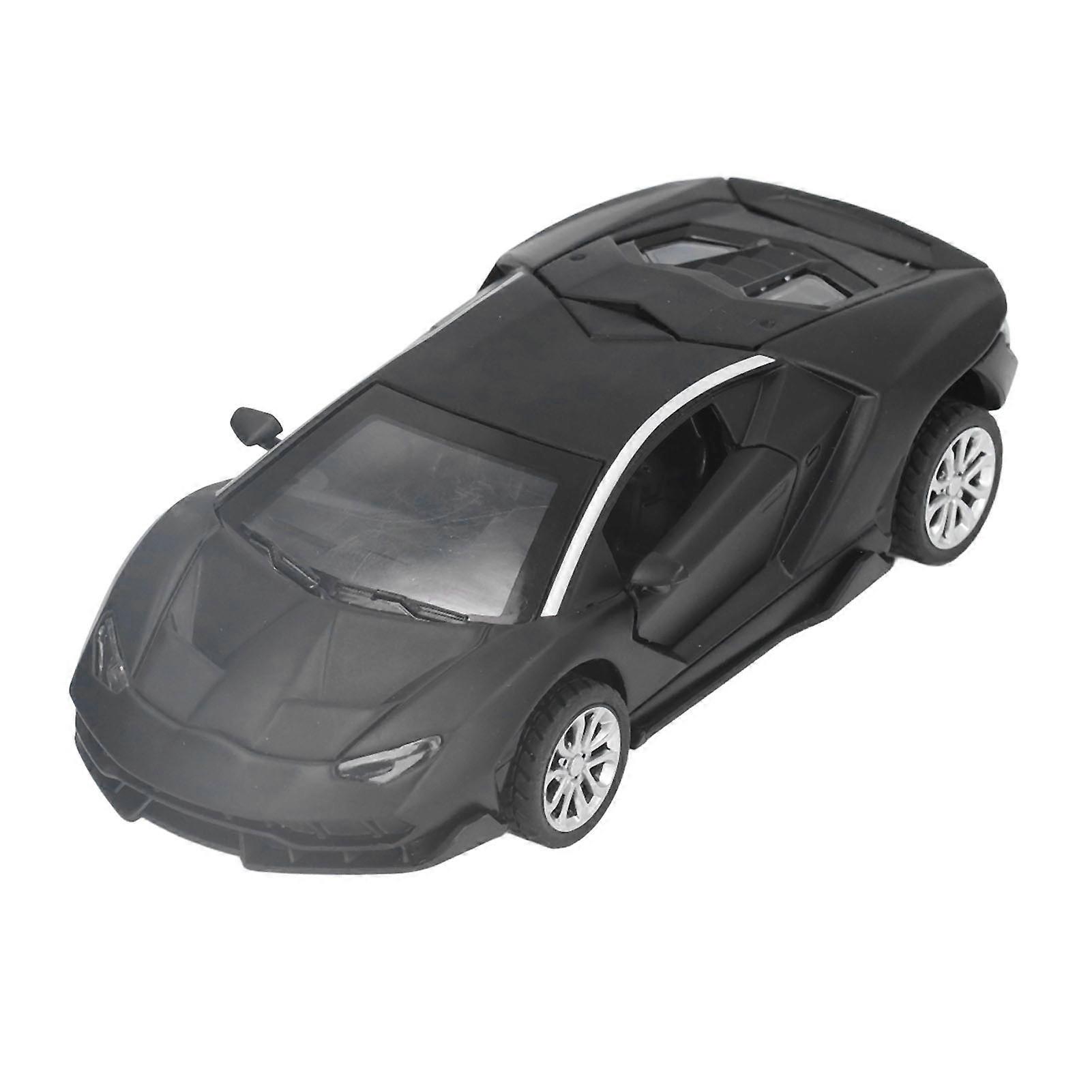 1:36 Alloy Casting Car Model Children Simulated Pull Back Vehicle Toy Decoration Birthday Gift Black
