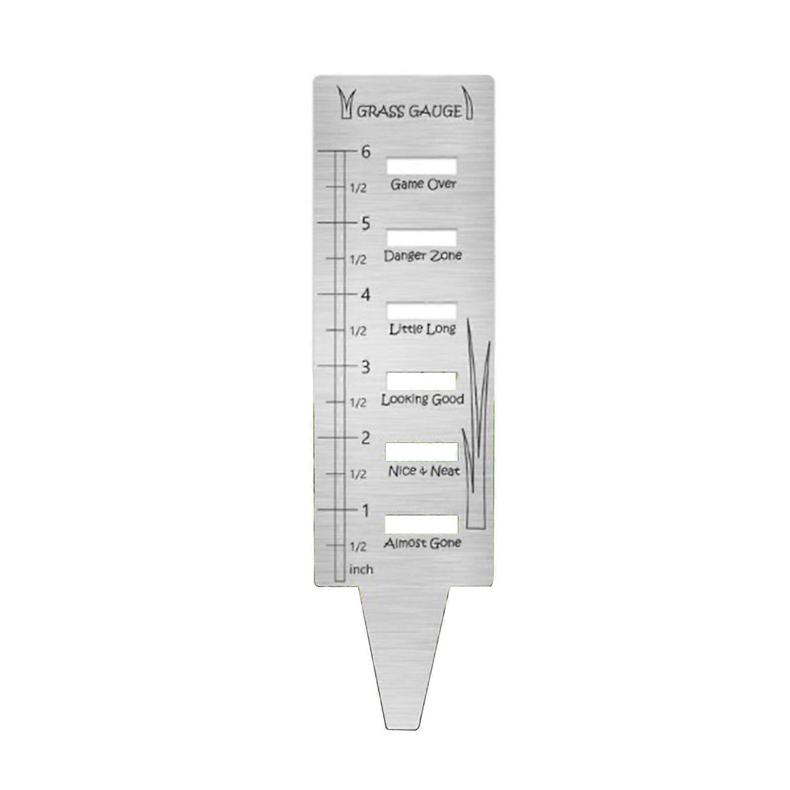 Grass Ruler High Durability Rust-proof Iron Thickened Grass Lawn Measuring Ruler Gauge Garden Supplies KAESI