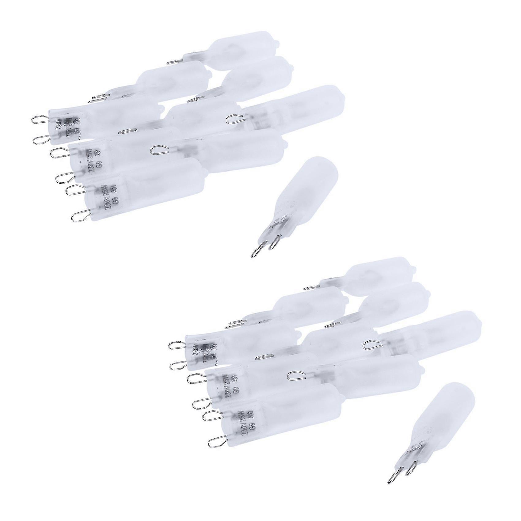 20 X G9 Halogen Light Lamp Lighting 25w Warm White