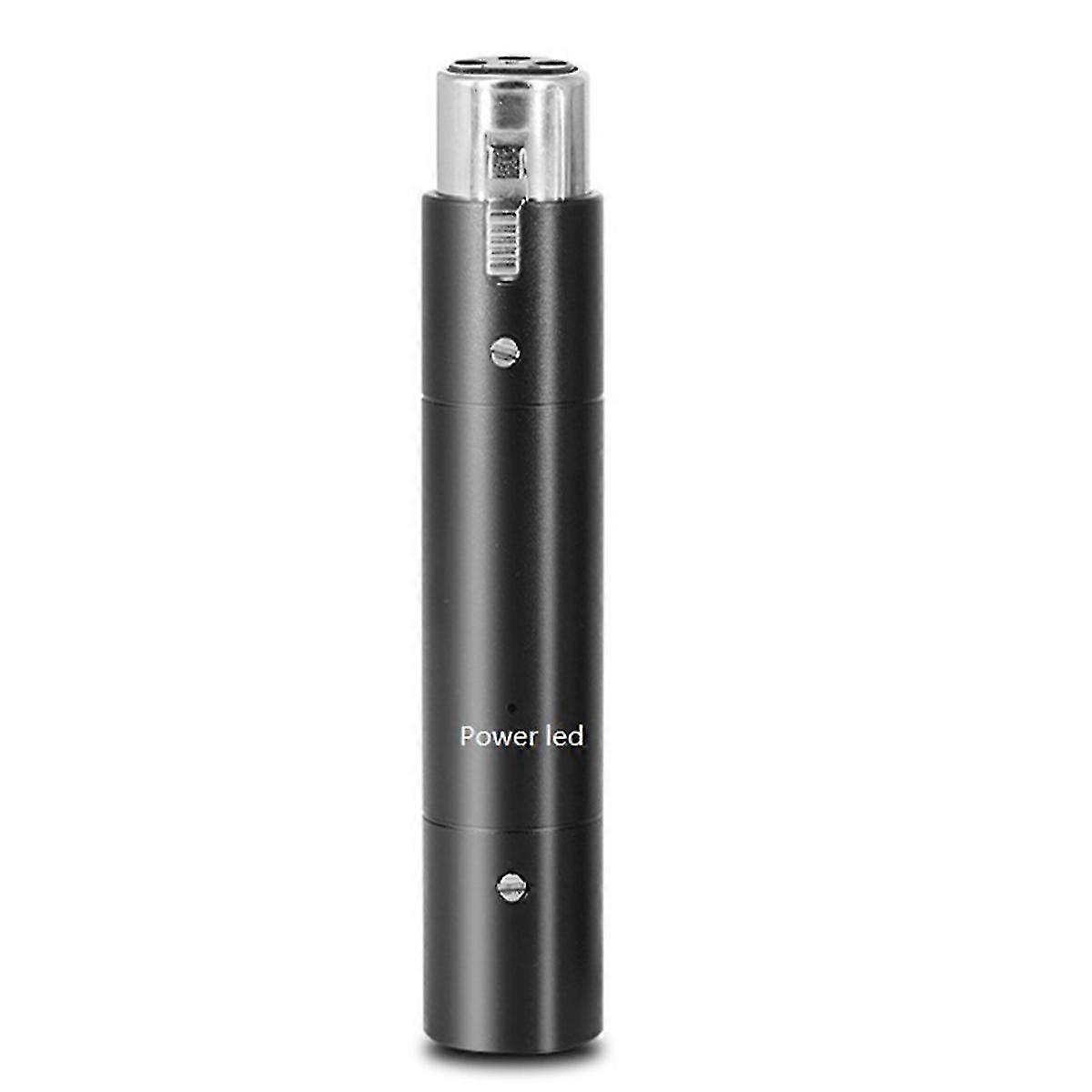 Dynamischer Mikrofonverstärker-Vorverstärker 28db Gain mit alldirektionaler Verstärkung Einkanal-Aktivator Schwarz