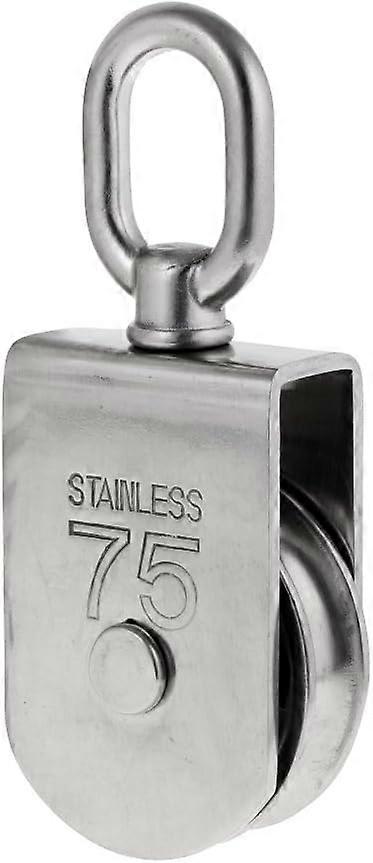 Heavy Duty Single Reach Rope Pulley with Stainless Steel Swivel Swivel Pulley Block Max. Load 35-1000 kg - M75