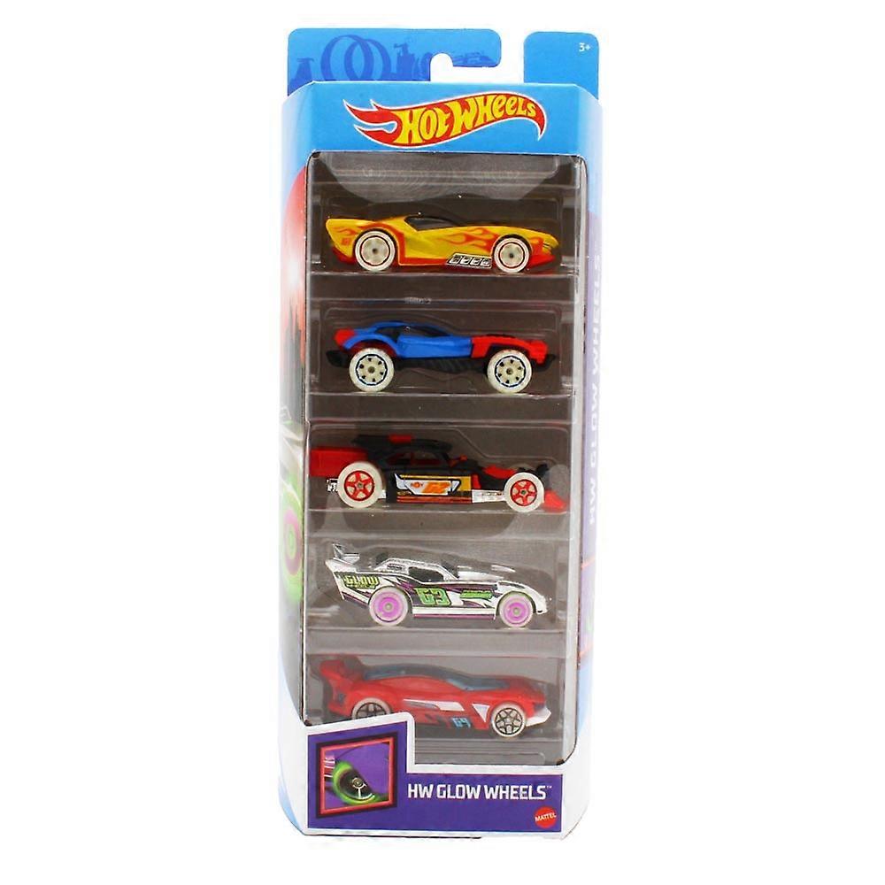 Hot Wheels 5 Pack, HW Glow Wheels