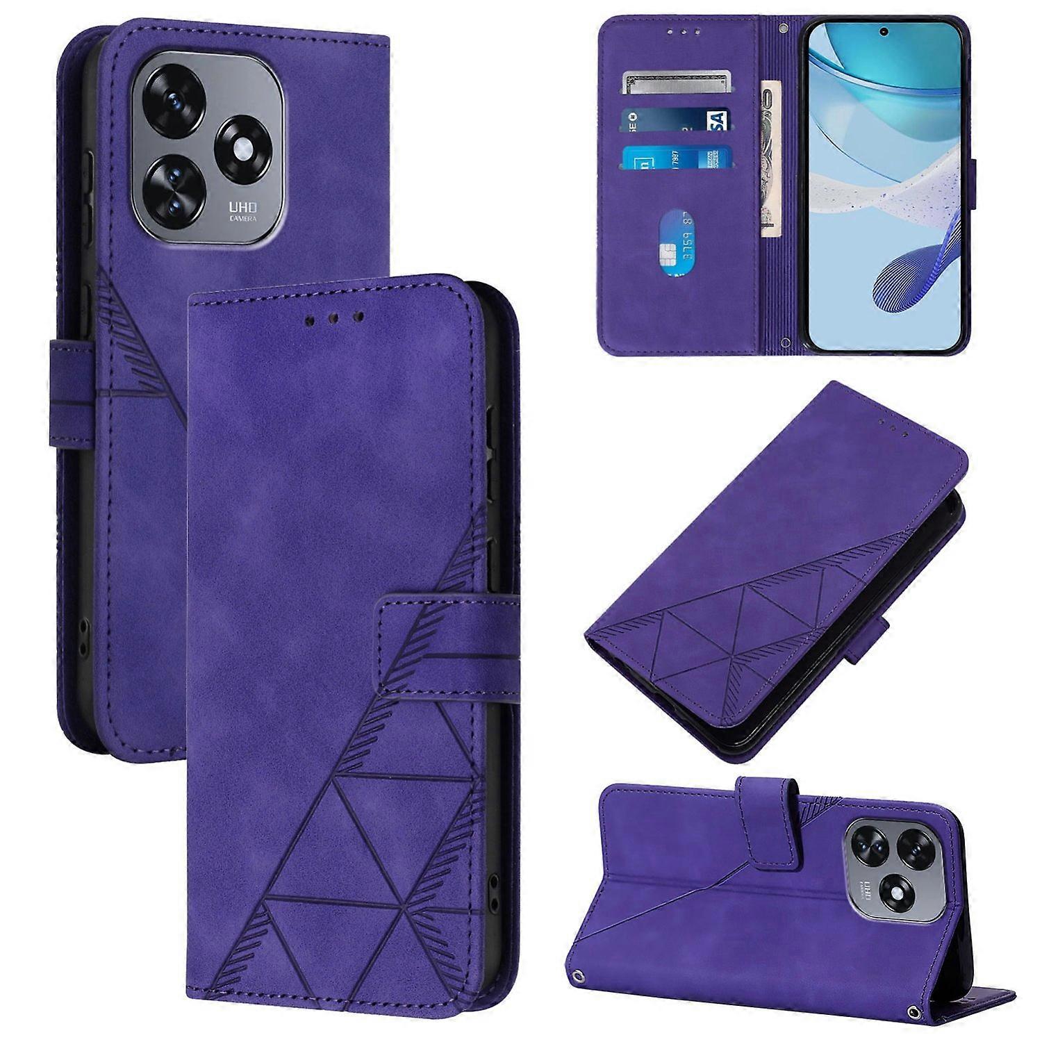 3D Embossed Leather Case For Oukitel C51