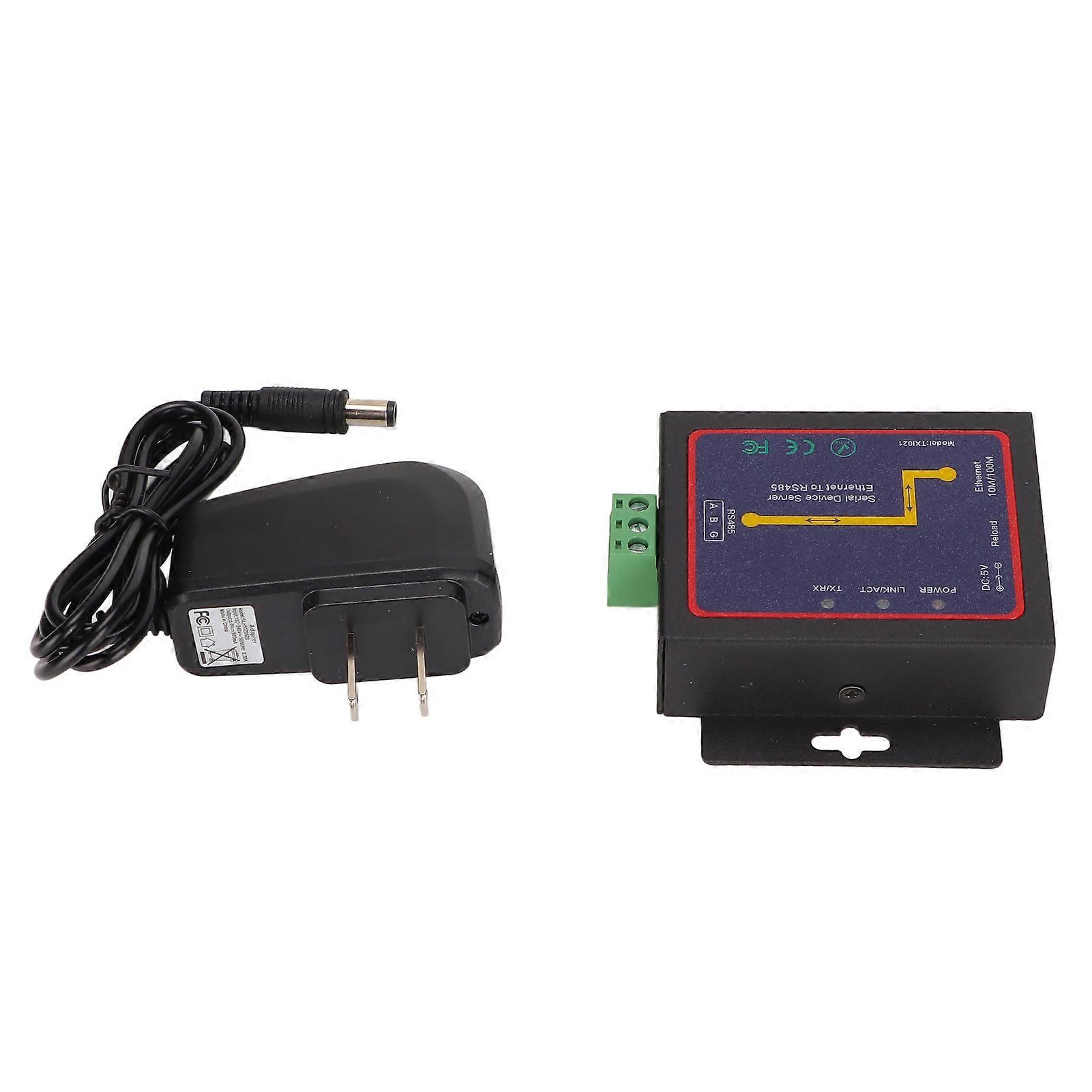 RS485-zu-RJ45-Konverter 300 bps bis 230400 bps Minus10 bis 55 10/100M Datenrate serieller Ethernet-Server für Windows-System