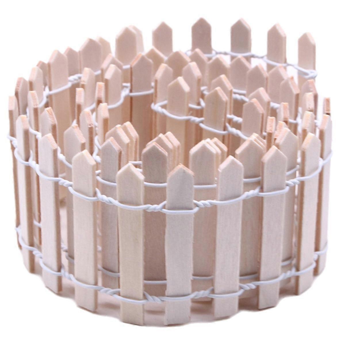 سياج صغير ، حديقة وديكور نباتي محفوظ بوعاء ، زخرفة خشبية سياج حديقة خرافية ، DIY Craft Pro