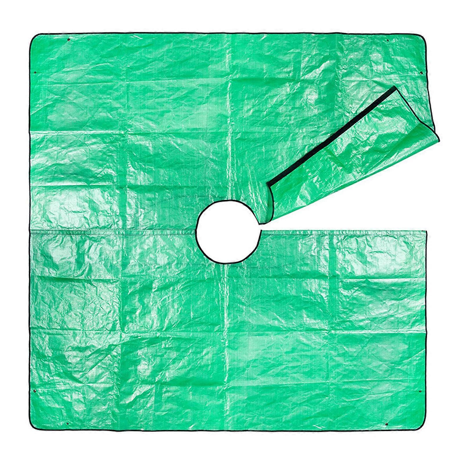 Lona de Coleção de Folhas de Jardim com Furo de 12 Polegadas - 200x200cm Impermeável