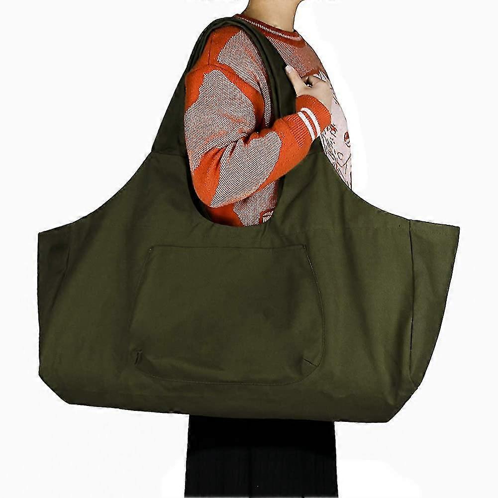 حقيبة حصيرة اليوغا الرمز البريدي ، سعة كبيرة للنساء والرجال Acsergery ، هدية حقيبة اليوغا قماش المحمولة