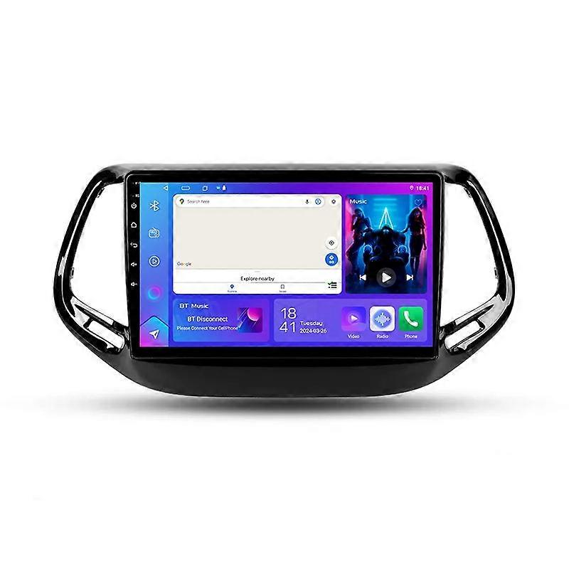 Car Radio Player For Jeep Compass 2 MP 2016 - 2018 Multimedia Video WIFI GPS