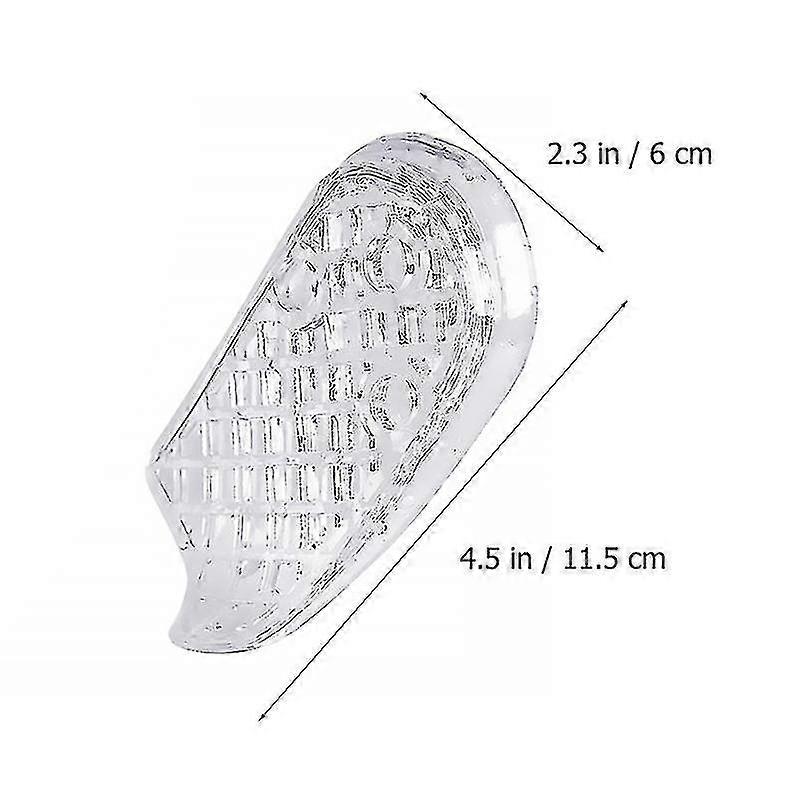 White Insole And Insert 2 Piece Height Increase Heel