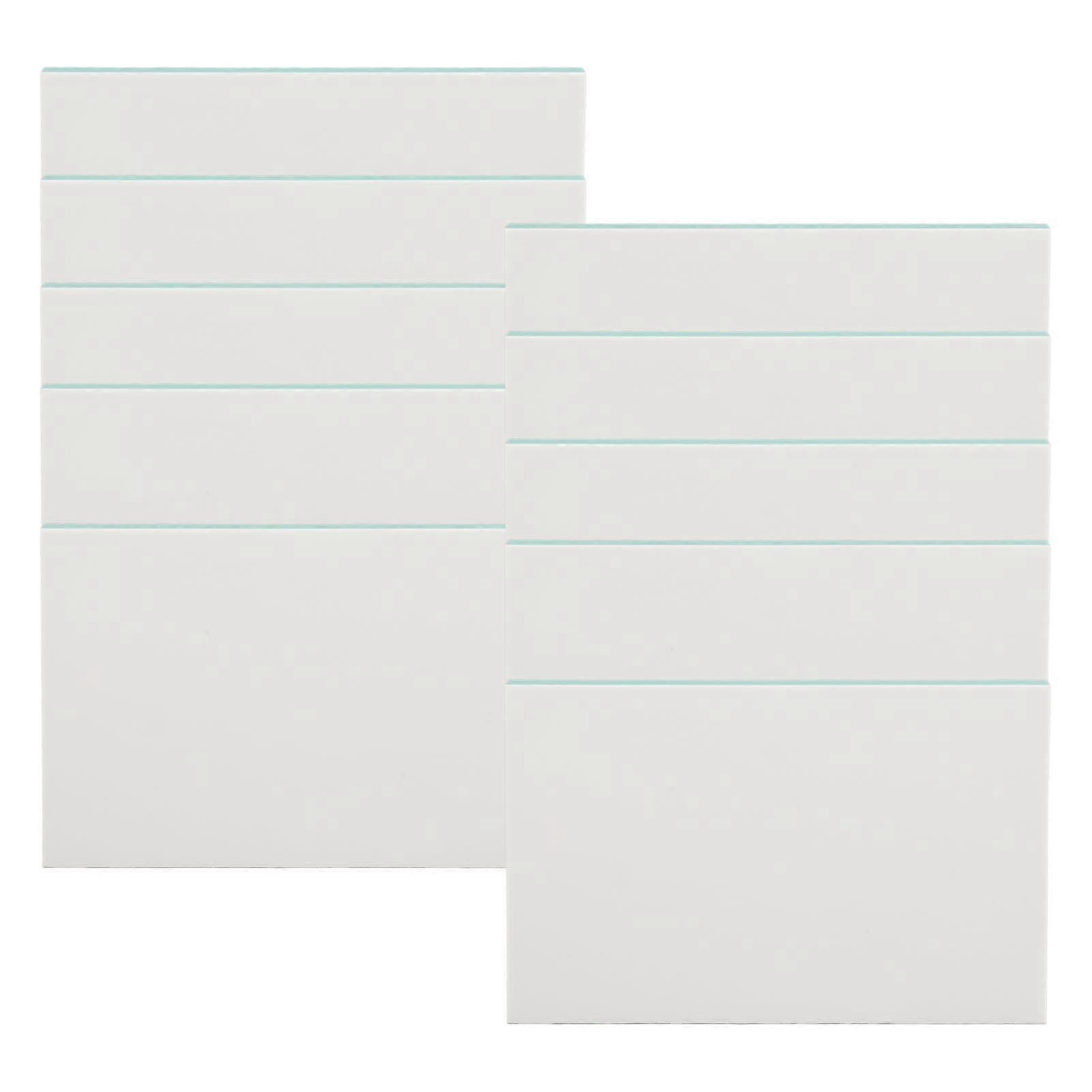 10pcs Rubber Carving Blocks DIY Rubber Carved Brick Stamp Soft Rubber Crafts for Embossing Woodblock Printing