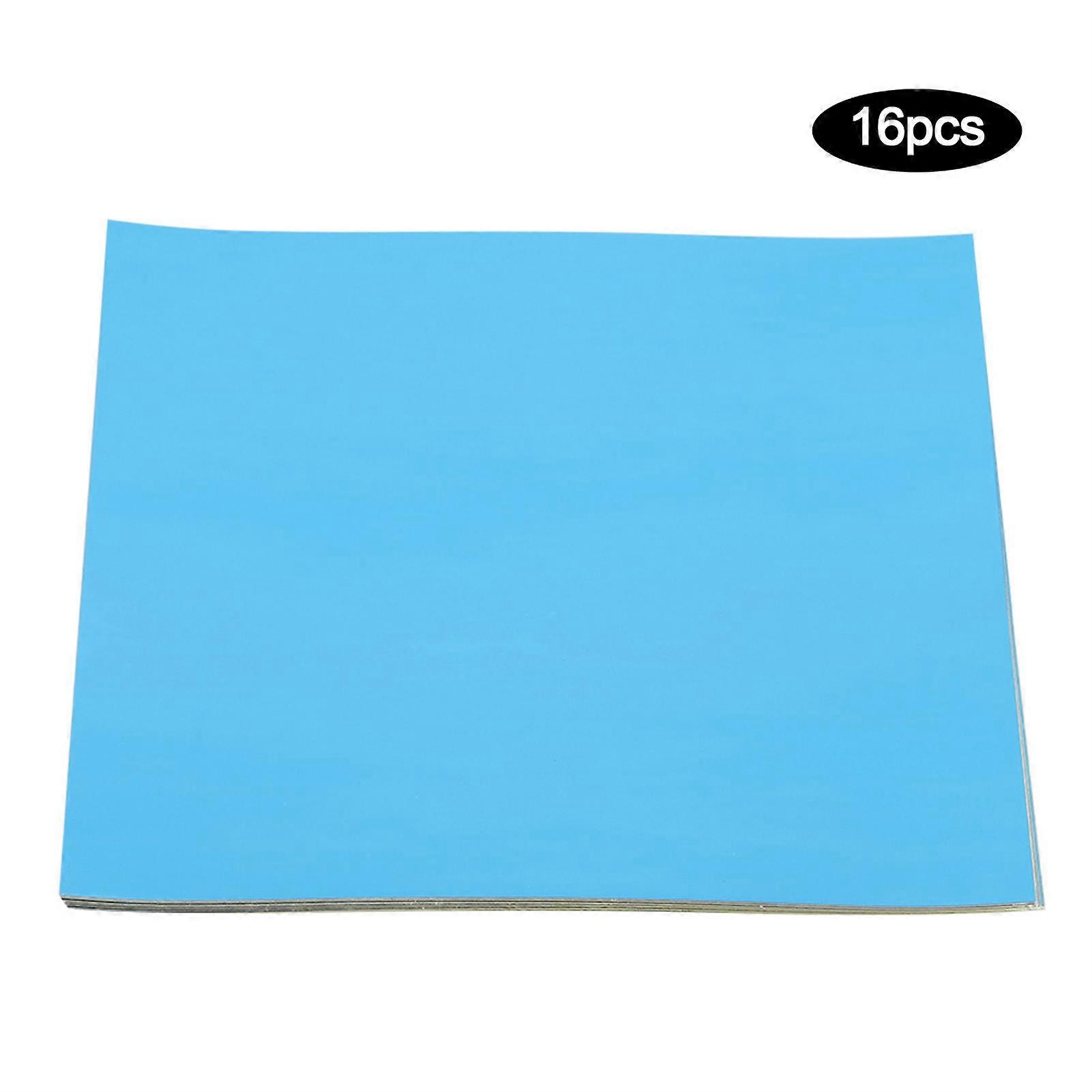 Square Shape PVC Mirrors Wall Stickers Self Adhesive 16Pcs