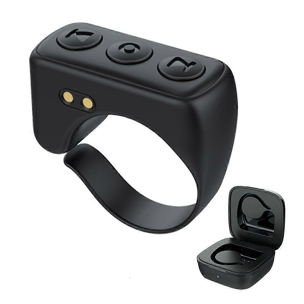Wireless Bluetooth Ring Remote Control For Tiktok Phone Selfie Page Turner Controller For iPhone Xiaomi Samsung Lazy Artifact