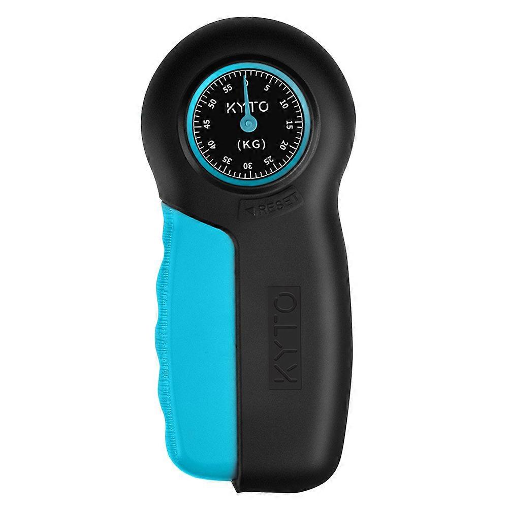 Handutvärdering Dynamometer Greppstyrka Mätning Kraftmätare Lastcell Handled Underarm Styrketräning Handgrepp (Svart Blå)