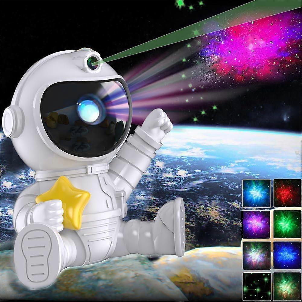 Astronaut Galaxy Star Projector Light, LED Star Projector Galaxy Night Light with Timer&Remote, Astronaut Starry Light Projector