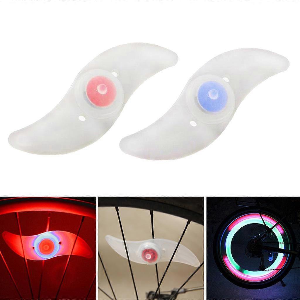 Lumineux Vélo Rayons Lumières Cyclisme Roue Fil Pneu LED Flash 3 Mode d’éclairage