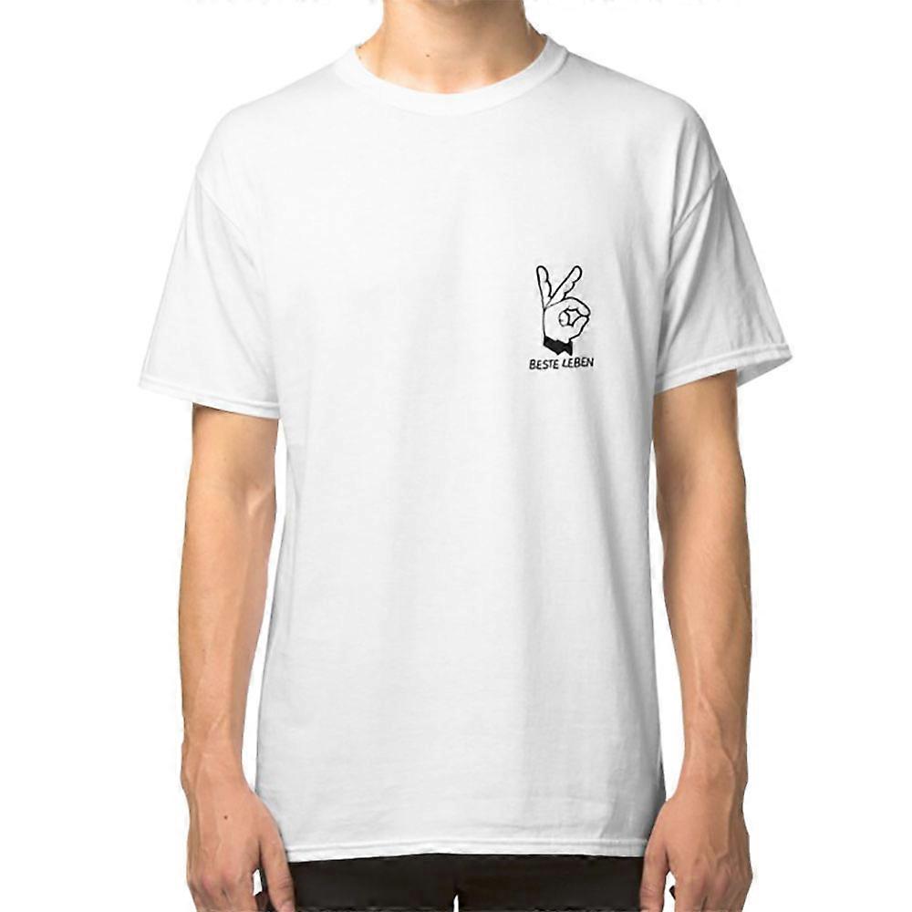 Beste Leben - Bonez MC (mit Schrift) Tişört