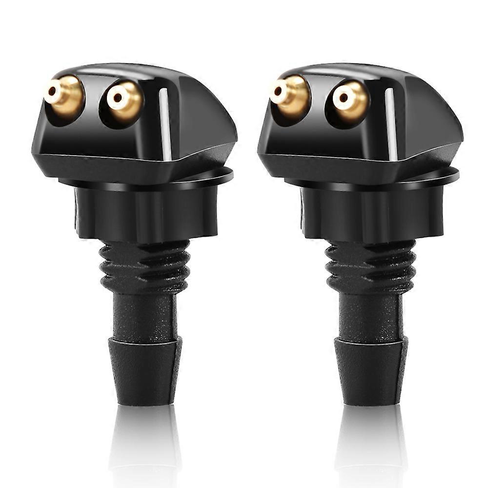 2x Universal Car Front Windshield Washer Wiper Nozzle for CITROEN C1 C2 C3 C4 XSARA PICASSO PEUGEOT 106 107 206 207 307