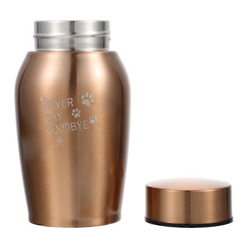 Dog Cremation Ashes Jar Cat Metal Cinerary Casket Pet Bone Ashes Container Urn for animal Grey