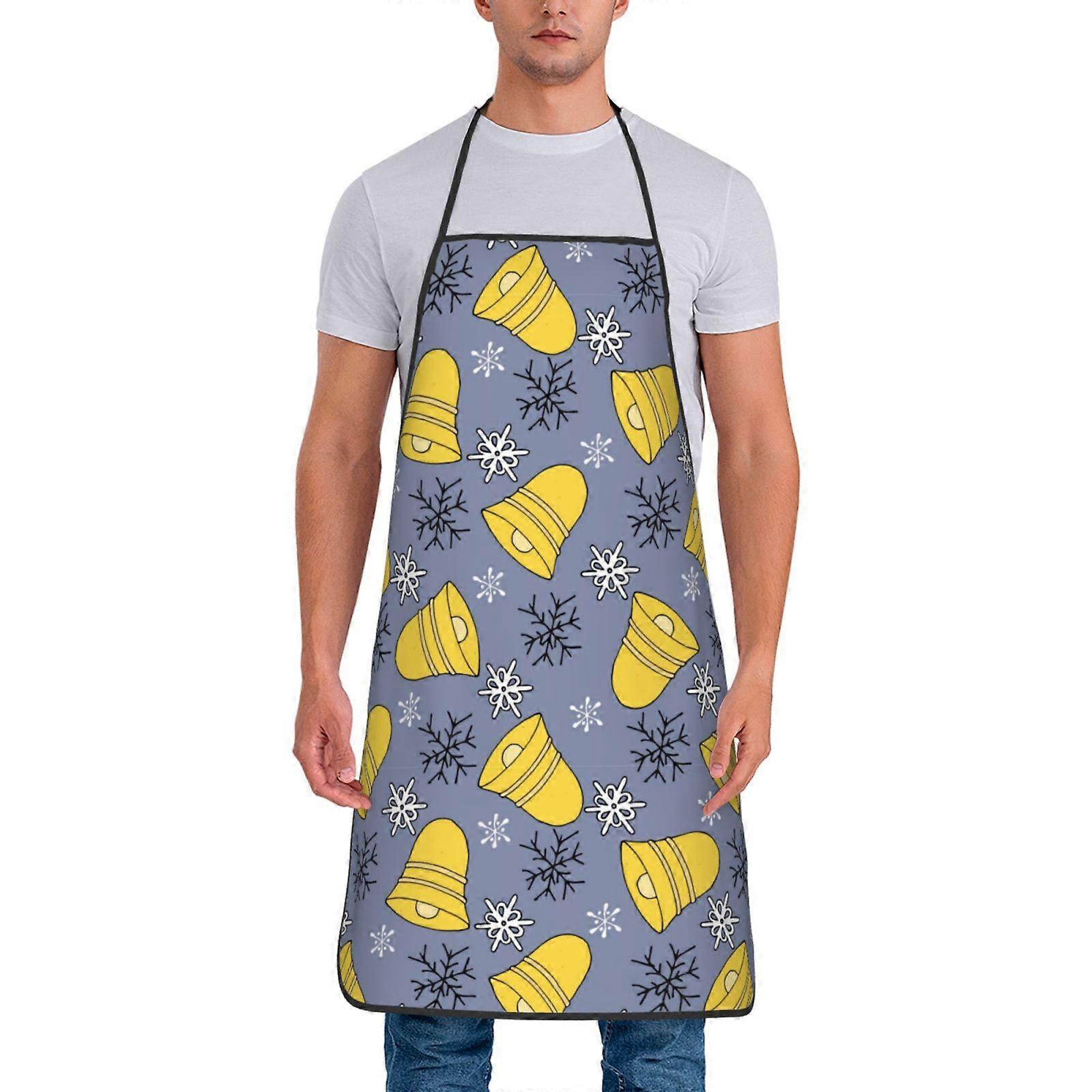 عيد ميلاد سعيد 2024 لطيف سانتا نمط ساحة مقاوم للماء مطبخ المنزل الطبخ الخبز ساحة البستنة للنساء الرجال 13