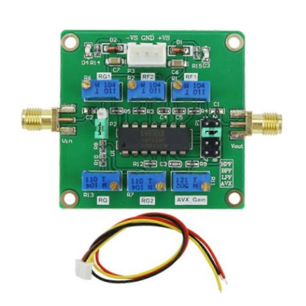 UAF42 Universal Active Filter Module High Pass Low Pass Band Pass Filtering