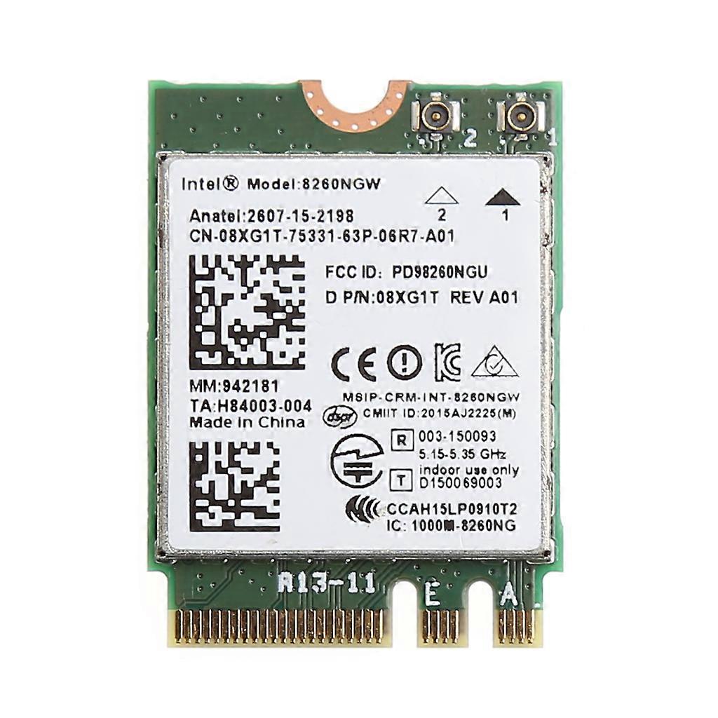 867Mbps 8260NGW Wifi Card Dual Band Wireless-AC Network Adapter for Dell