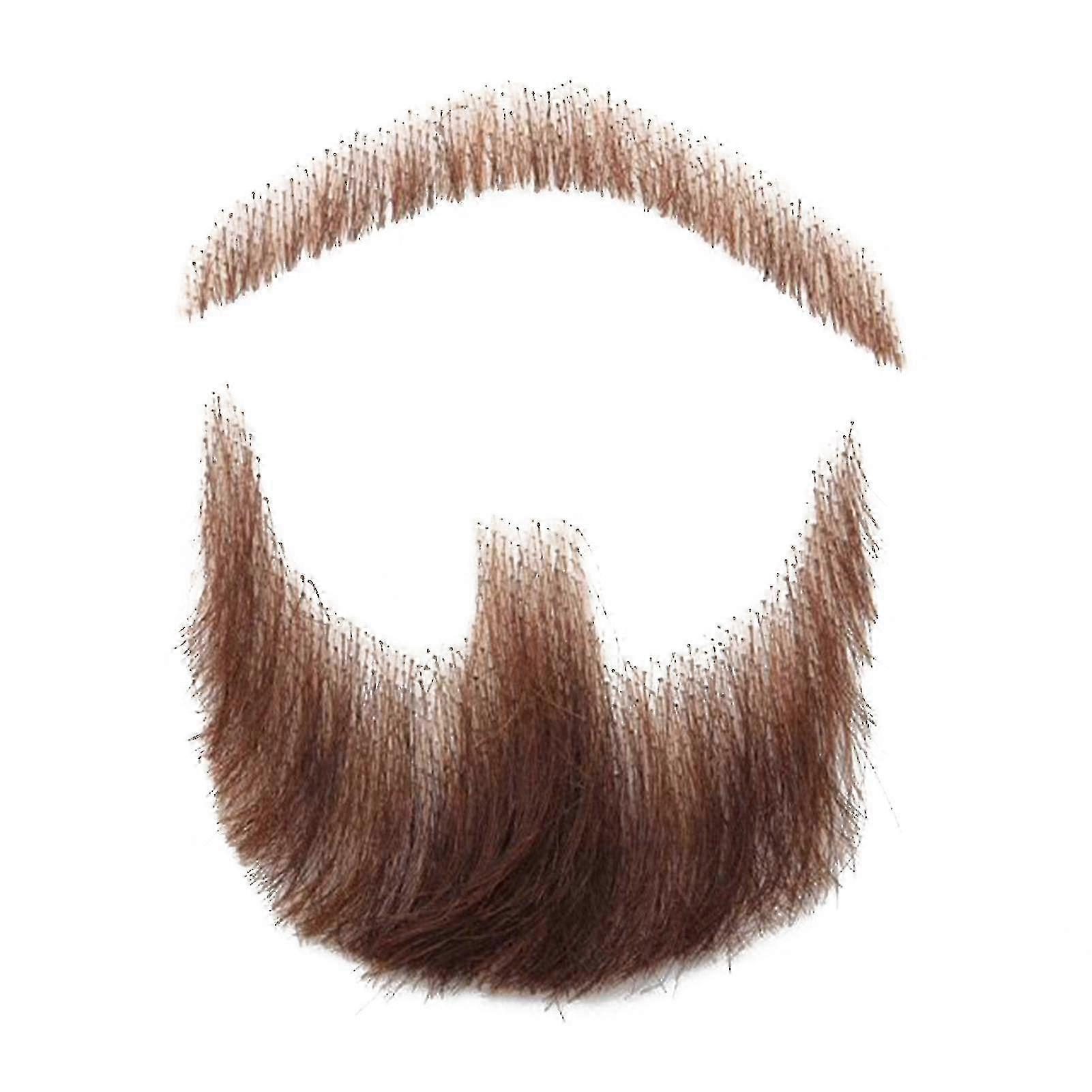 Male Simulated False Beard Prop Lightweight Easy To Stick Beards For Film Makeup Workers Engaged