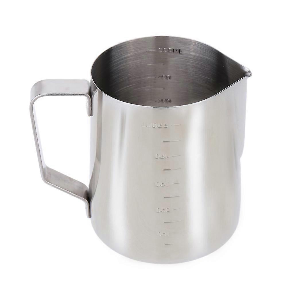 Stainless Steel Milk Frother Pitcher Milk Foam Container Measuring Cups Coffe Appliance