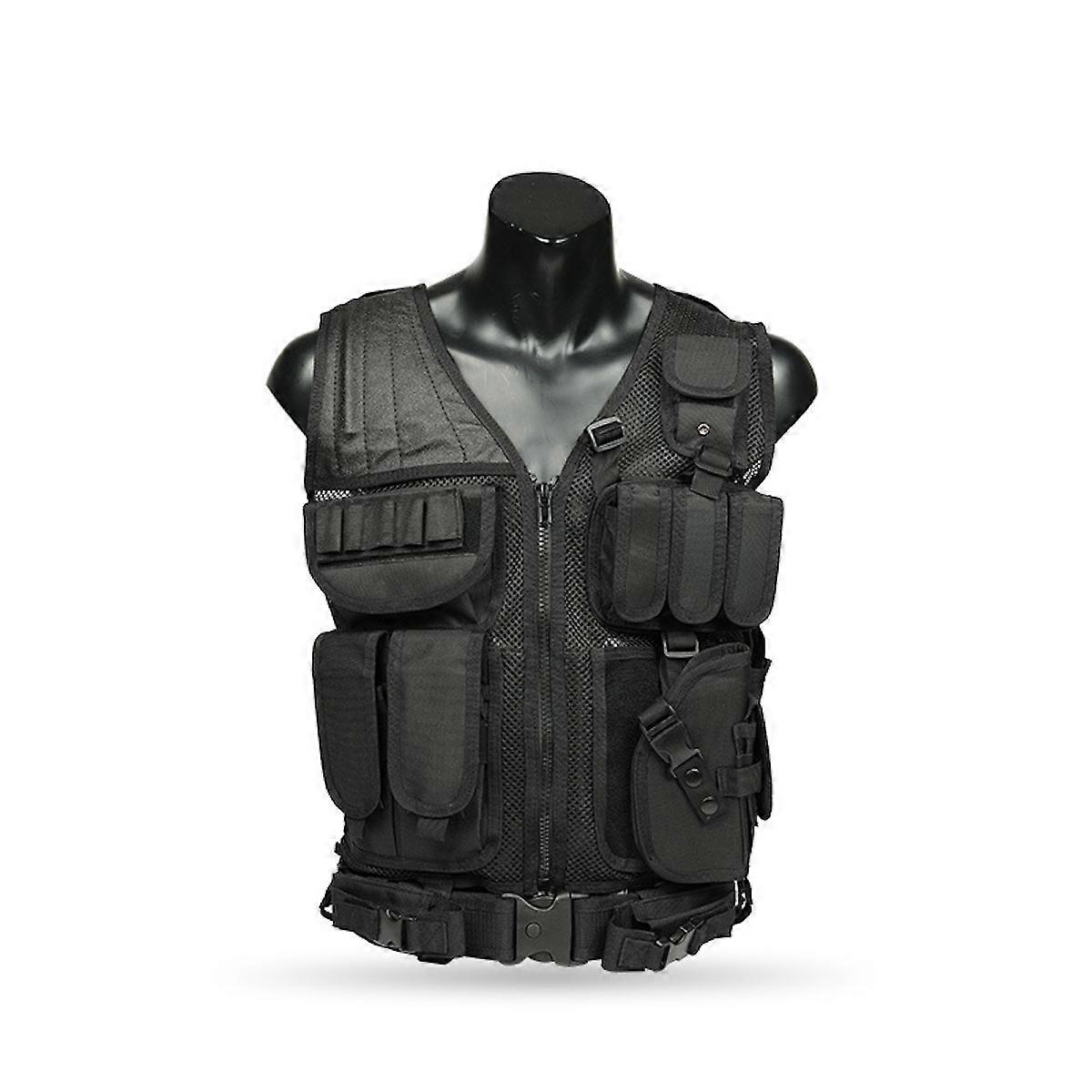 Mesh Airsoft Waistcoat Tactical Molle Army Vest Hunting Vest Jacket for Men