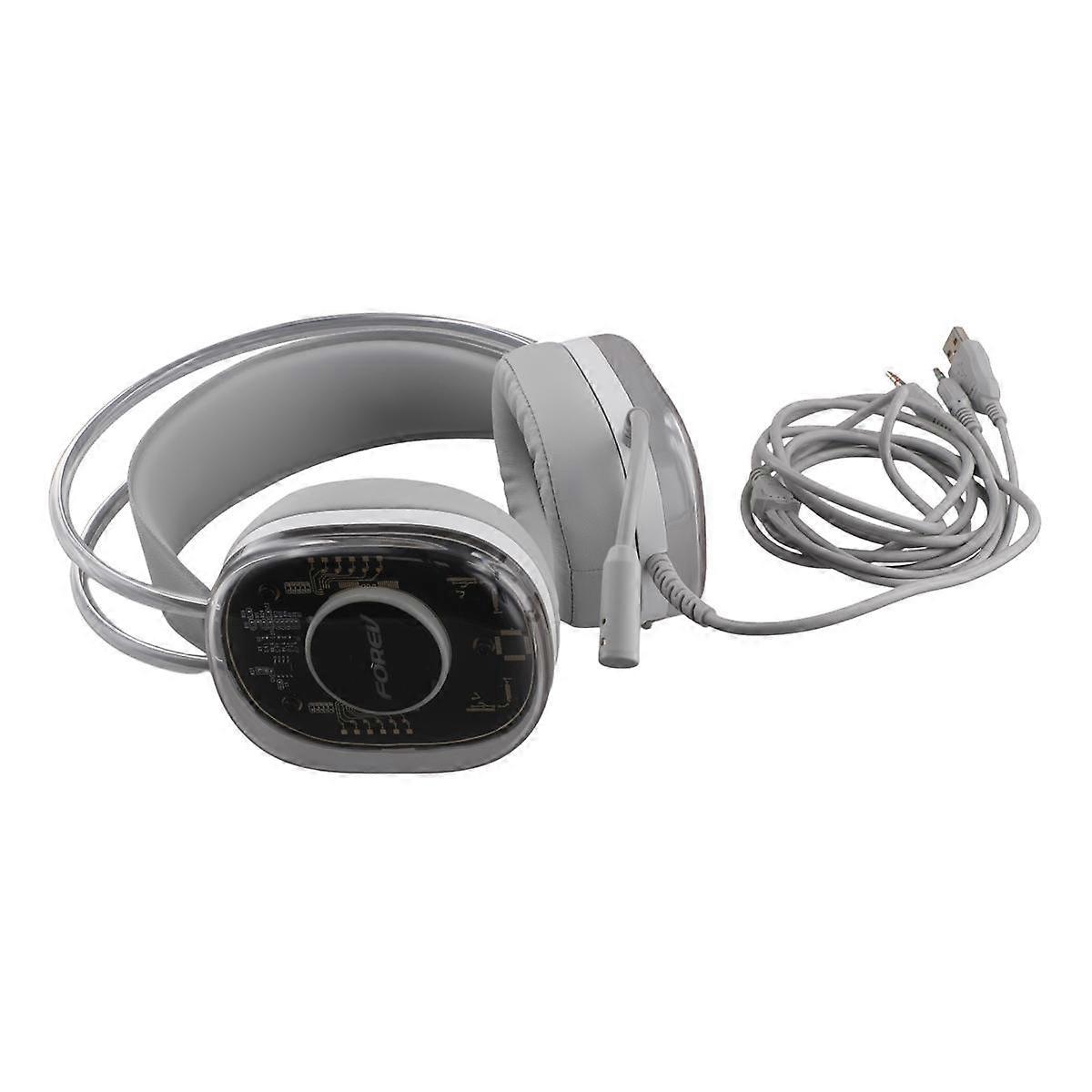 Wired Gaming Headset Luminescence 5.1 Channel Headset Bass Earphone Headphone with Mic for Computer Pc Gamer