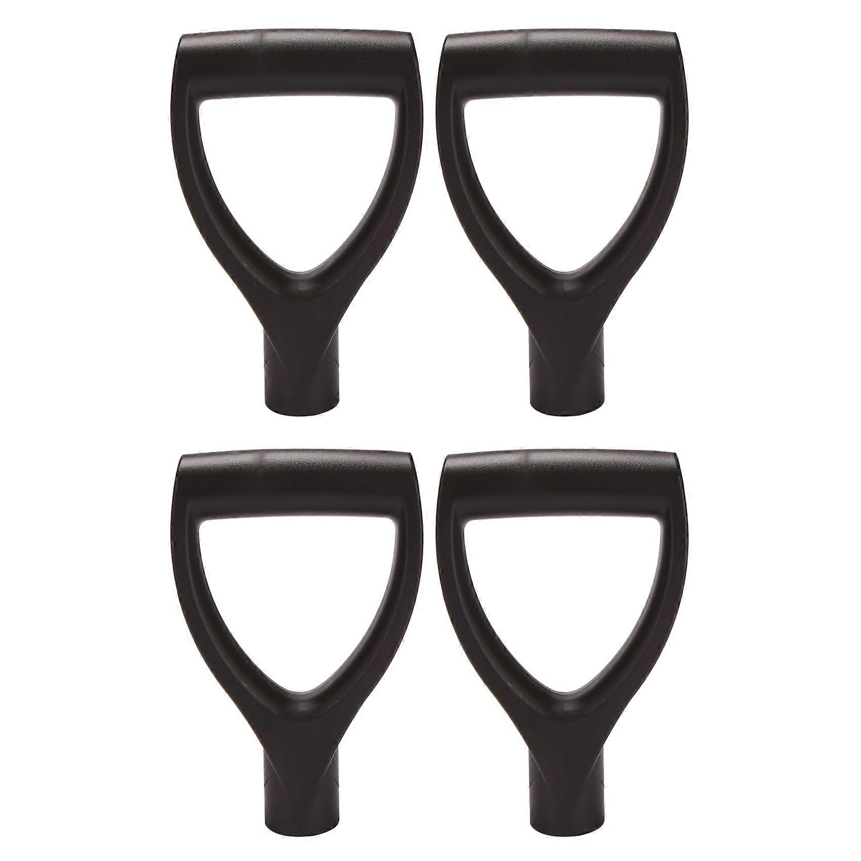 4Pcs D Grip Hand Shovel Handle for Digging Scoop Back Saver Replacement Raking Gardening Tool Snow Removal Garden Tools