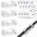 Cable Retainer Self-Adhesive Cable Transparent 16-Pack