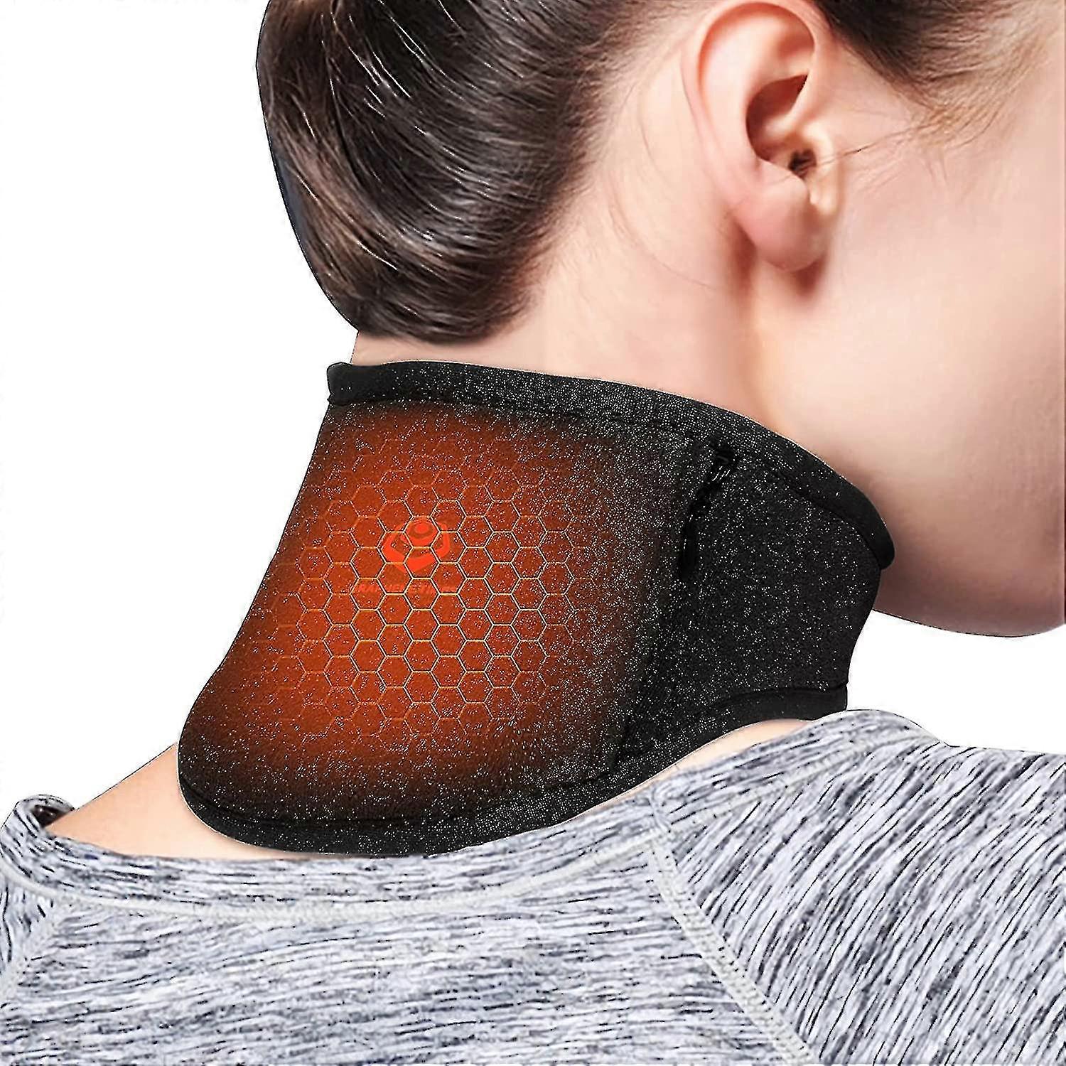 Neck Heat Pad - Neck Pain Relief By Far-infrared Physical Therapy, Usb Heated