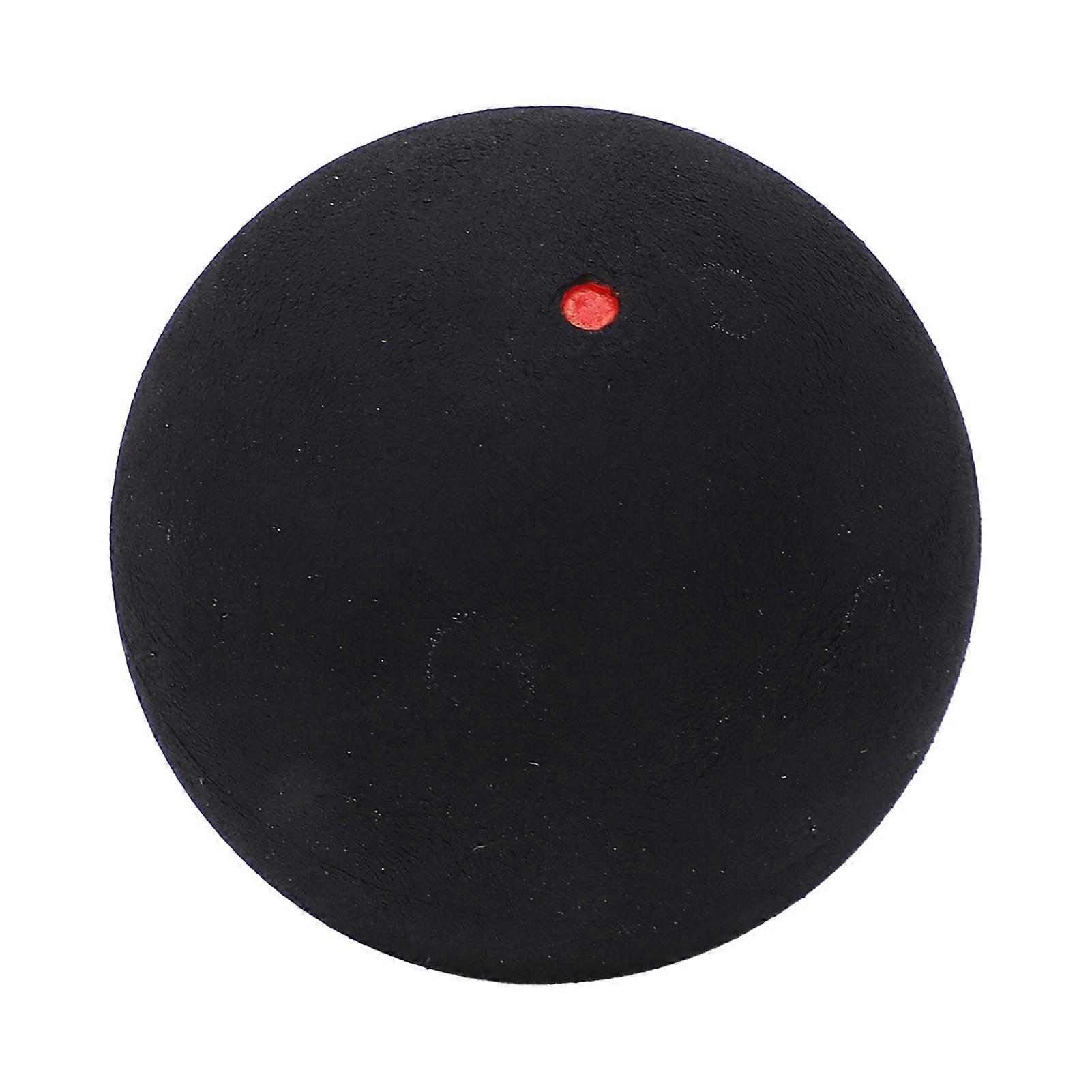 37mm Single Dot Squash Balls Rubber Squash Racket Balls compatible with Beginner Competition TrainingSingle Red Dot(Large Elasticity)