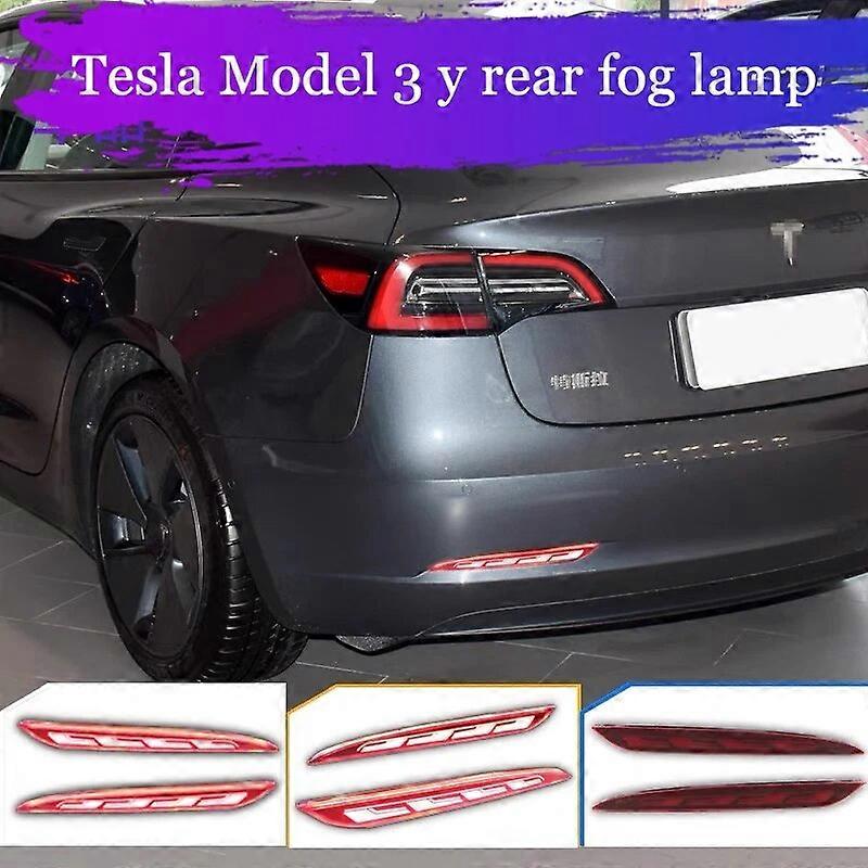LED Rear Bumper Lamp Tail Light for Tesla Model 3 Model y Model S 2012-2018 2019 2020 2021 2022 Fog Stop Brake Signal Taillight
